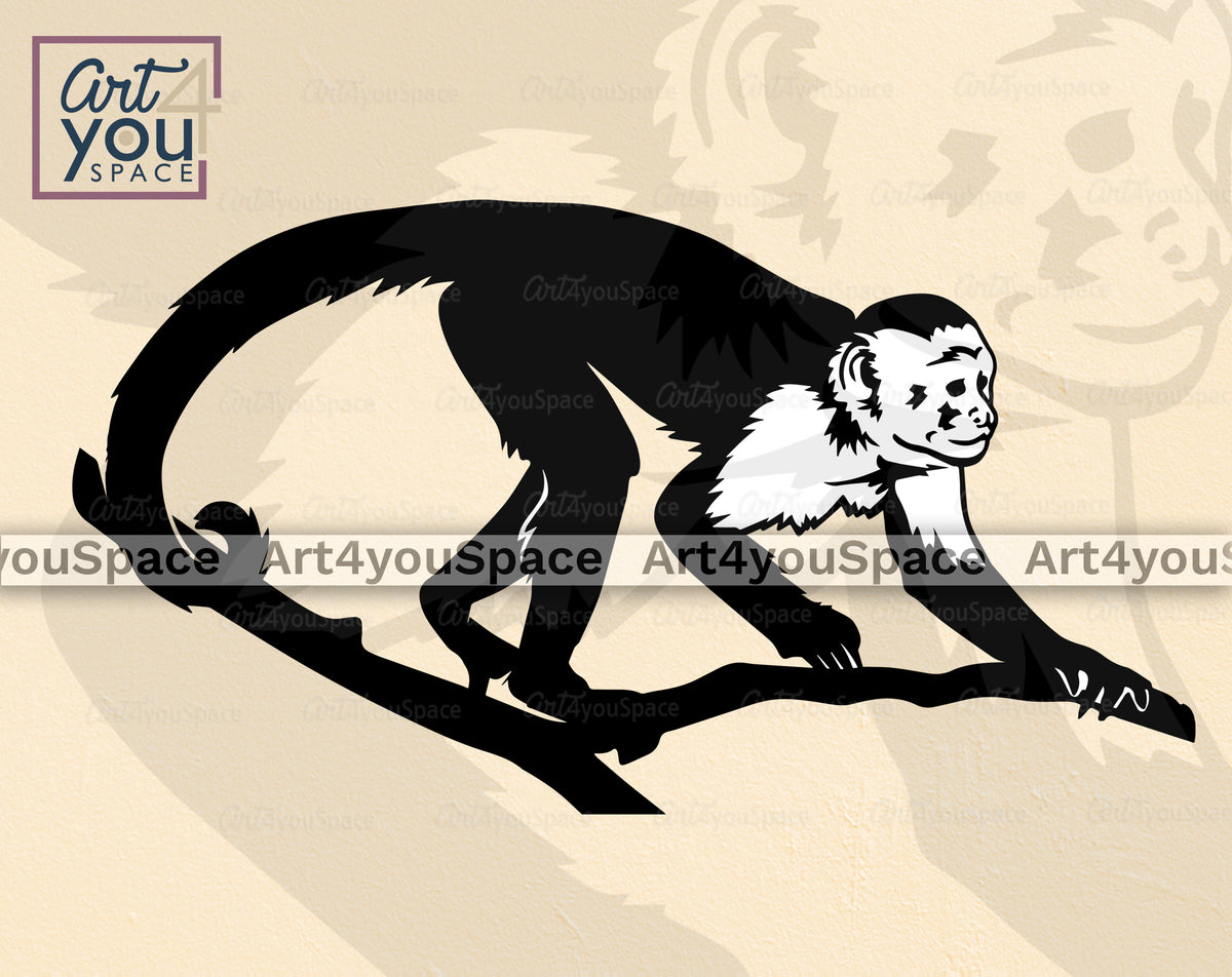 Design PNG E SVG De Adesivo Plano Silencioso Com Focinho De Macaco
