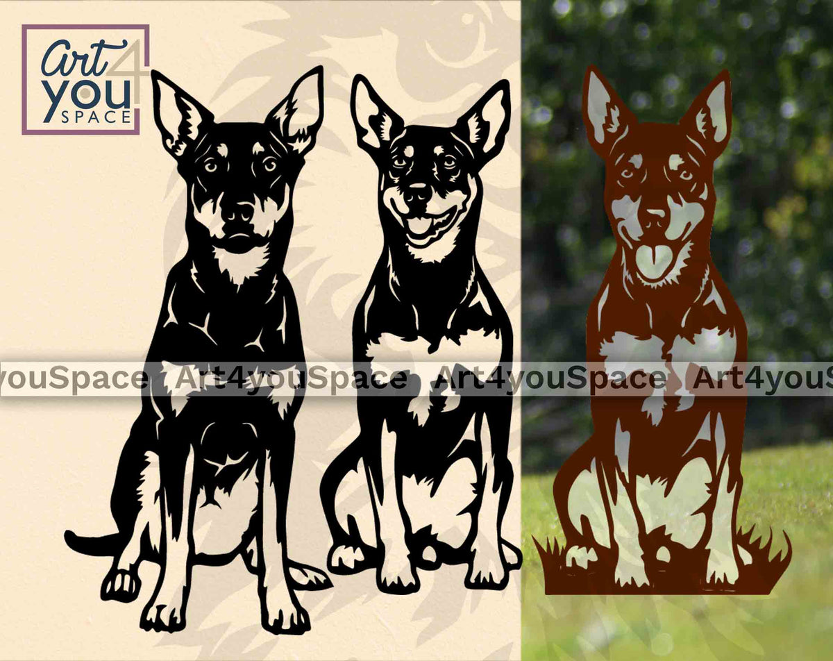 Buy Australian Kelpie Dog Sitting SVG, DXF, PNG – Art4youSpace