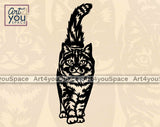 cute tabby cat svg