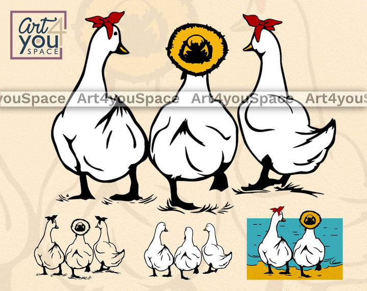 duck funny svg