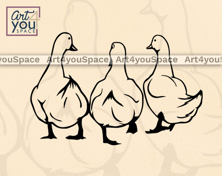 duck outline svg