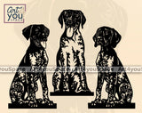 German Shorthaired Pointer laser cut file