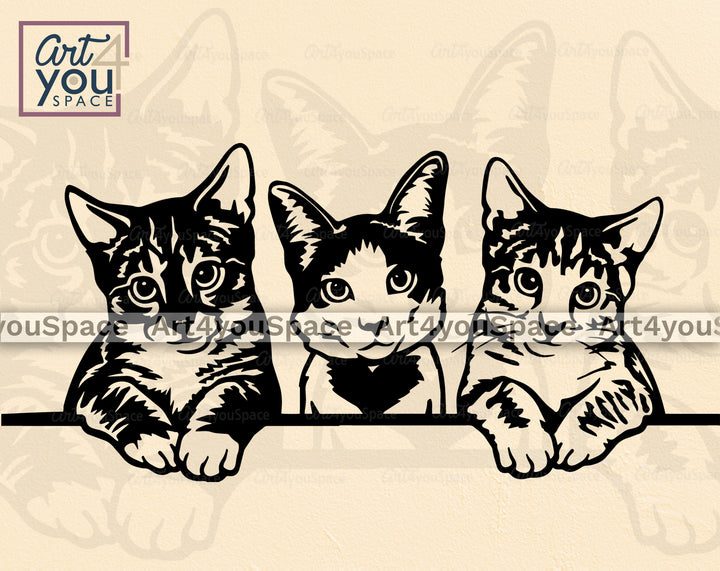 cute cats svg