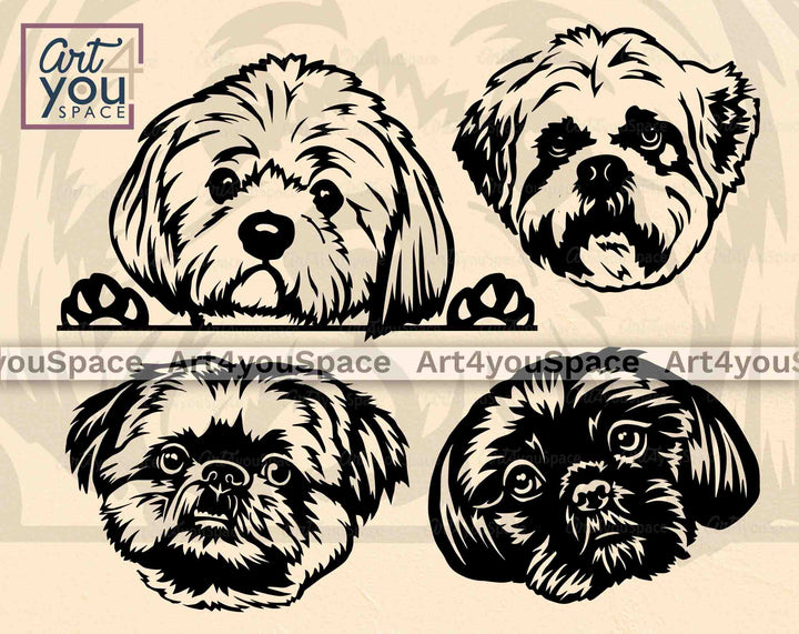 Shih Tzu Svg Bundle