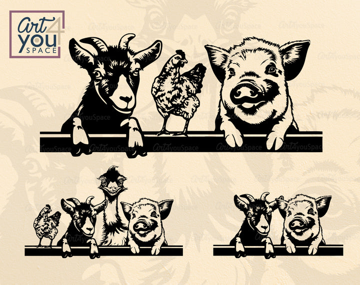 Farm Animals SVG