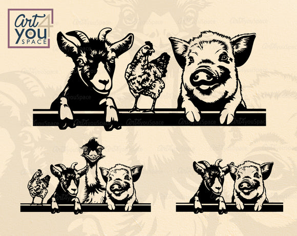 Farm Animals SVG