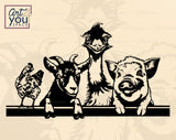 Farm Animals Vector