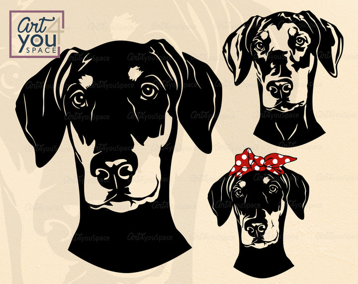 Doberman SVG