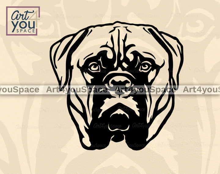 Bullmastiff Cricut