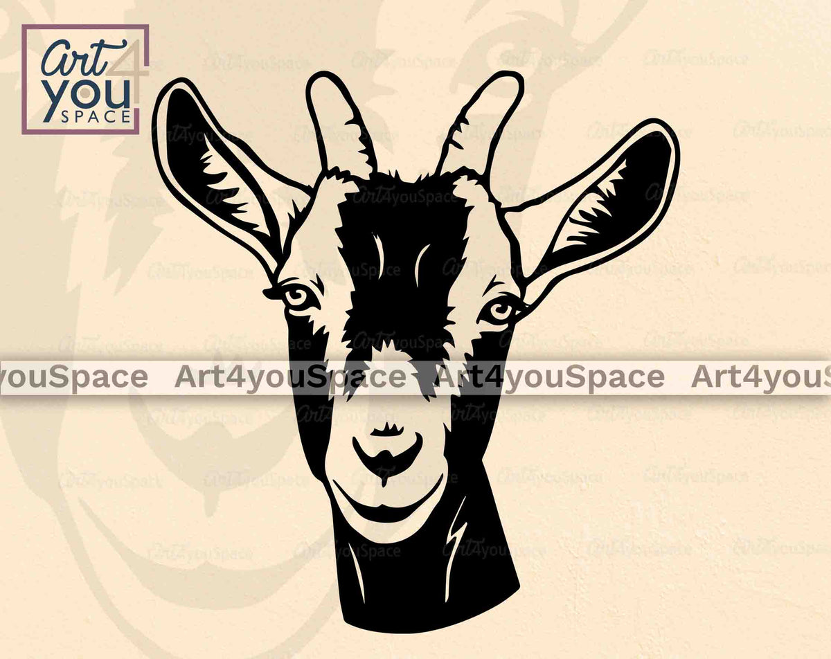 Buy Alpine Goat SVG, DXF, PNG – Art4youSpace
