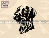 German Wirehaired Pointer svg