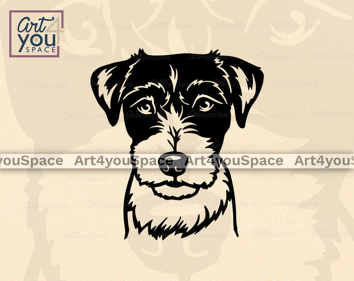 jack russell terrier svg