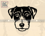 parson terrier face svg