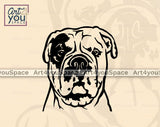 Olde English Bulldogge clipart