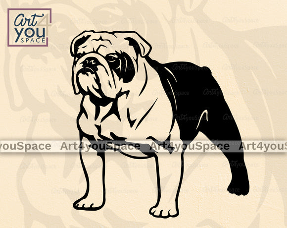 American Bulldog SVG