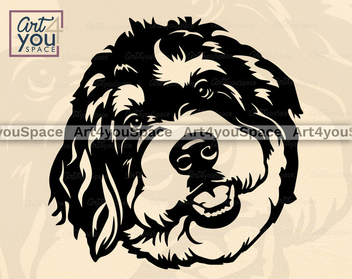 Bernedoodle SVG