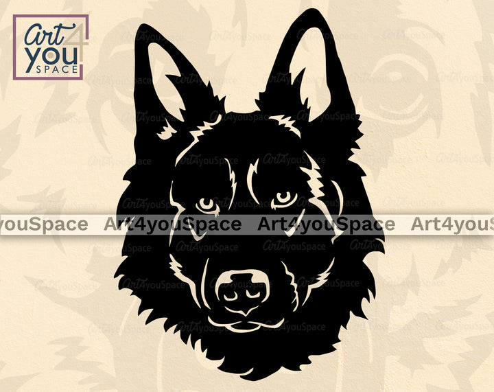 black shepherd svg