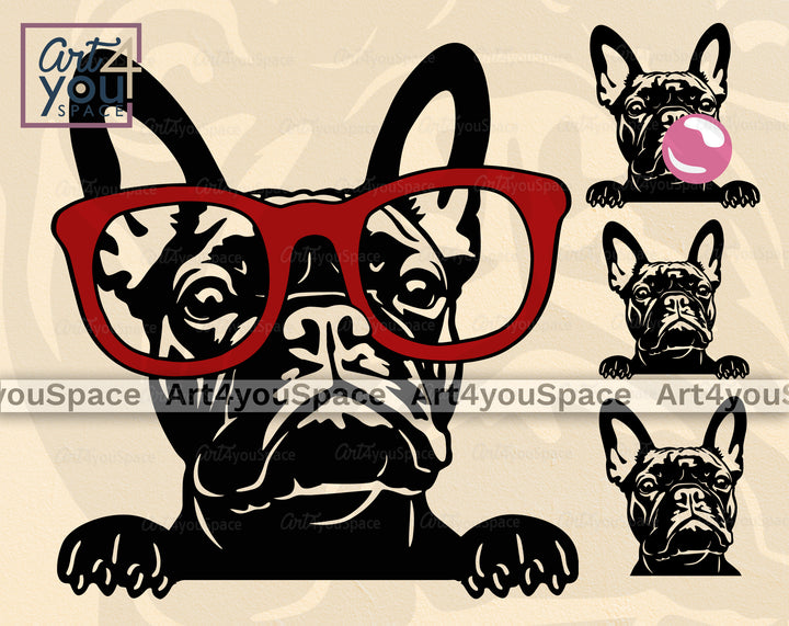 French Bulldog SVG