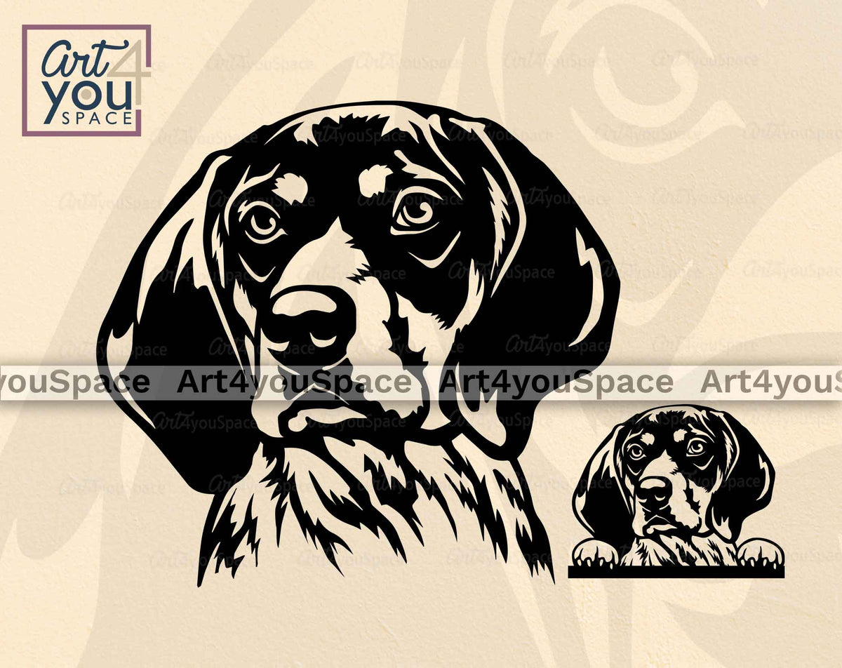 Buy Bluetick Coonhound SVG, DXF, PNG – Art4youSpace