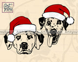 Dalmatian_Santa_hat_svg