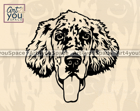 English Setter SVG