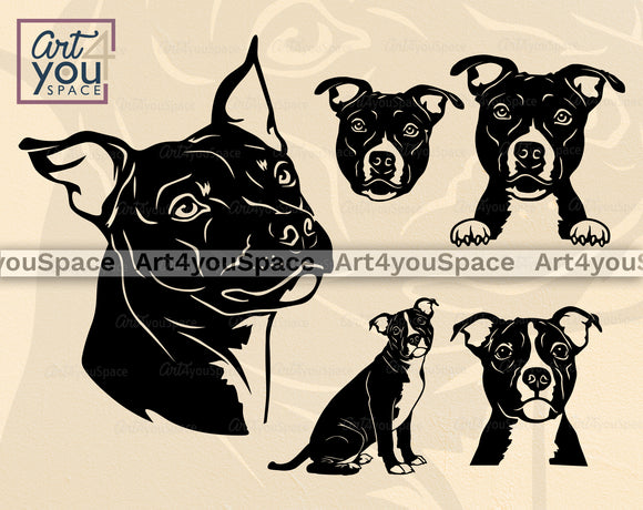 English_Staffordshire_Terrier_svg