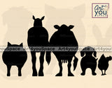 Farm Silhouette Art