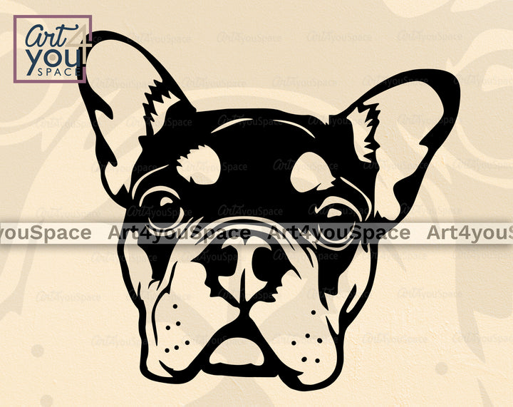 French Bulldog DXF