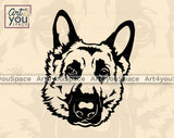 German Shepherd vector