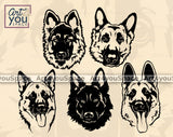 German Shepherd svg set