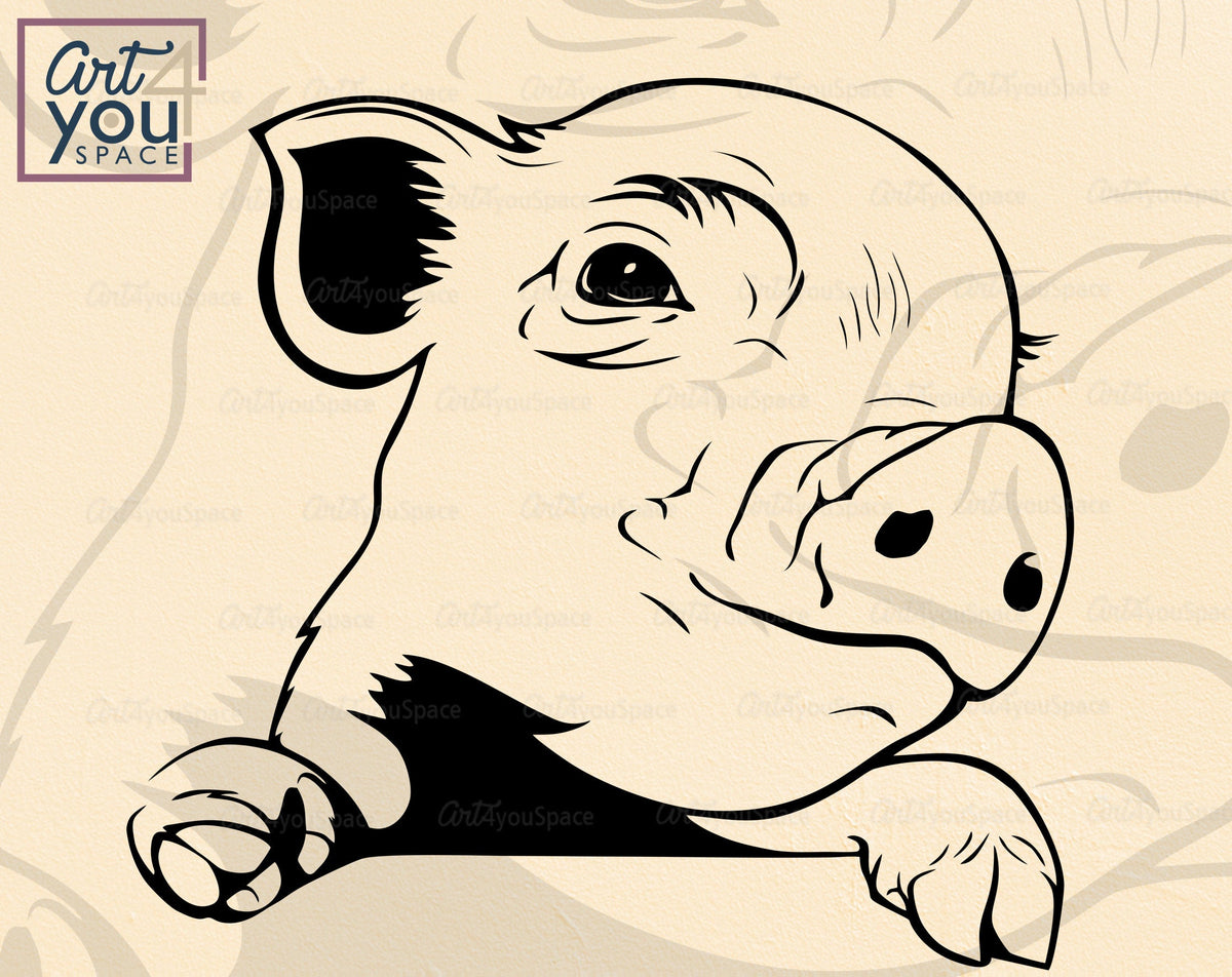 Buy Mini Pig Svg SVG, DXF, PNG – Art4youSpace