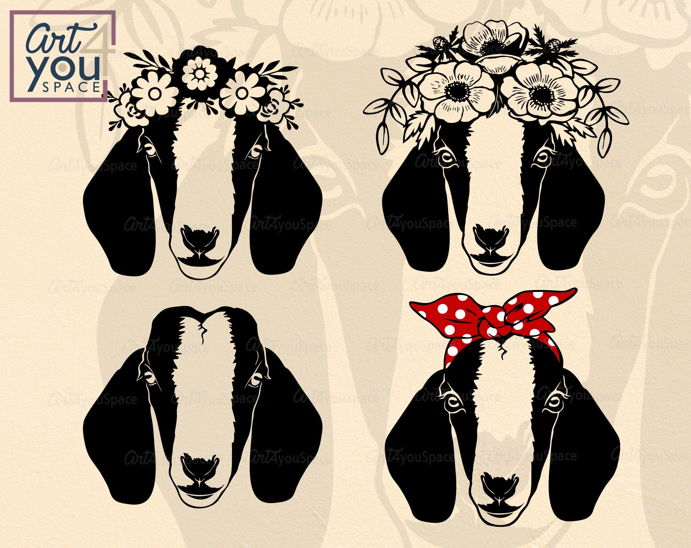 Boer Goat SVG