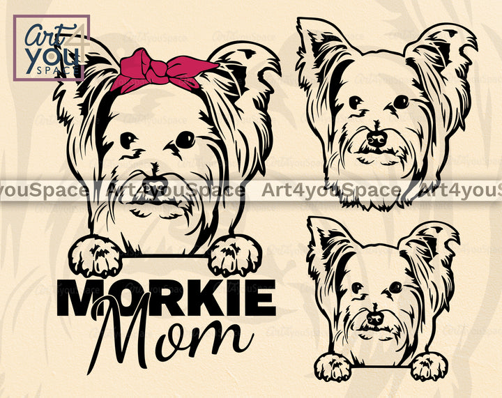 Morkie SVG