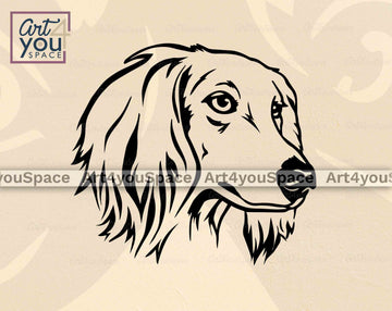 Buy Saluki Dog SVG, DXF, PNG – Art4youSpace