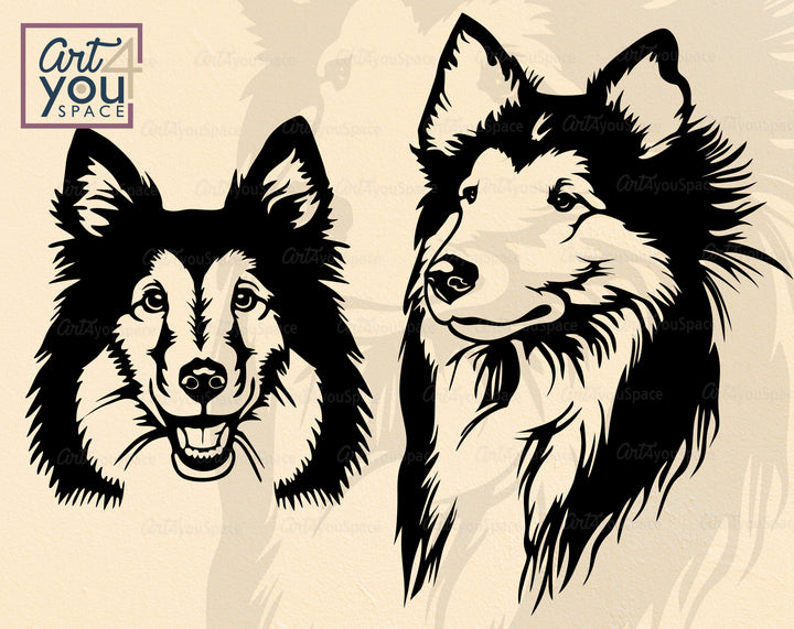 Shetland Sheepdog SVG