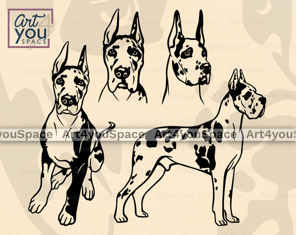 Great Dane SVG